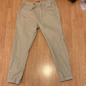 Match Men's Light Tan Joggers
